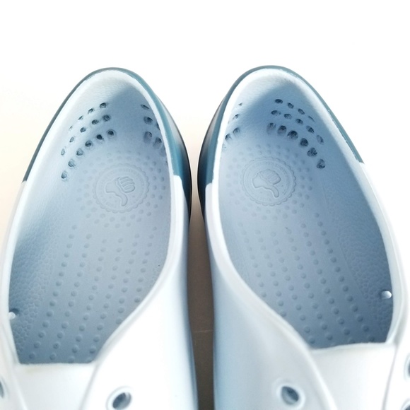 NATIVE Keep It Lite Slip On Shoes Blue Flat Womens - Picture 11 of 15